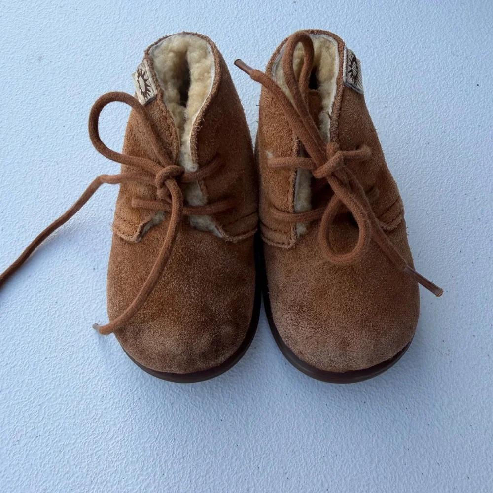 Cozy UGG Tan Kids Shoes